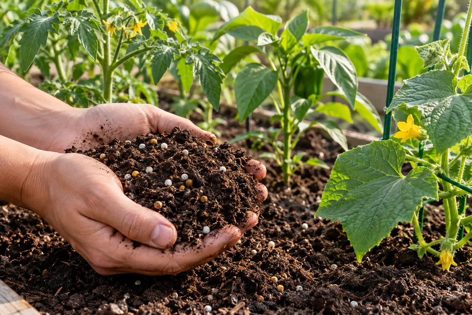 تغذیه و ماده آلی برای صیفی جات