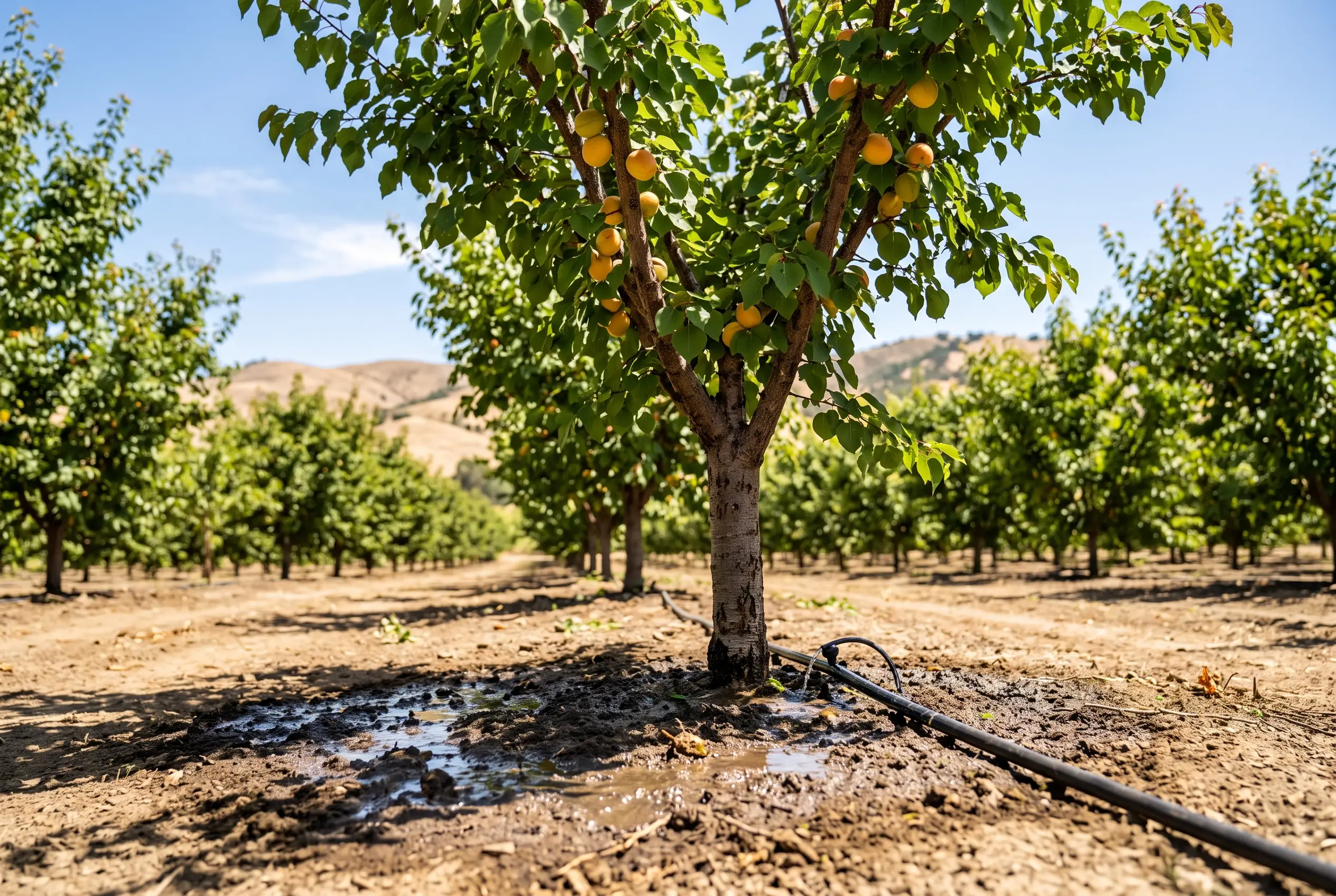 سولفات پتاسیم برای درختان میوه